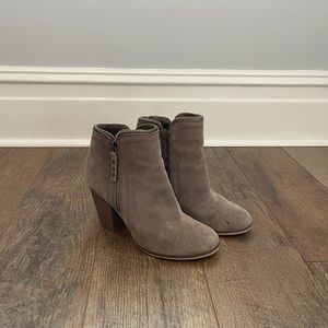 Suede booties